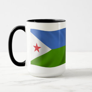 Mug du drapeau de Djibouti