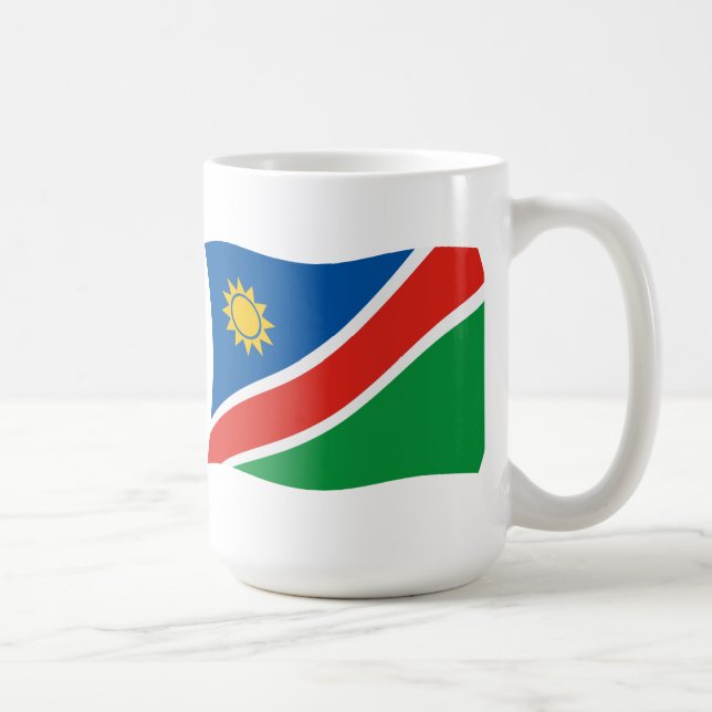 Mug du drapeau de la Namibie (Droite)