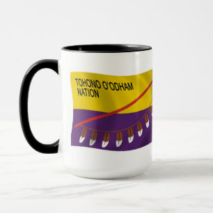 Mug du drapeau de la nation Tohono O'odham