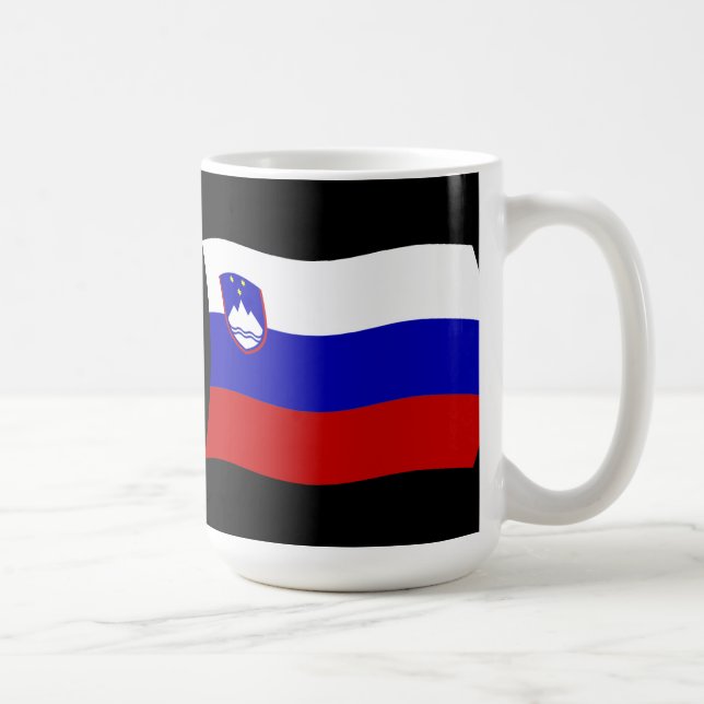 Mug du drapeau de la Slovénie (Droite)