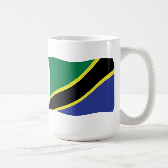 Mug du drapeau de la Tanzanie (Droite)