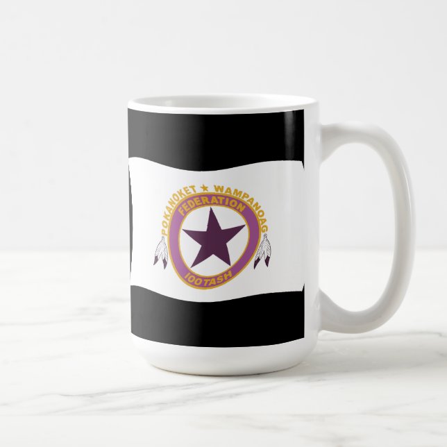 Mug du drapeau de la tribu Wampanoag (Droite)