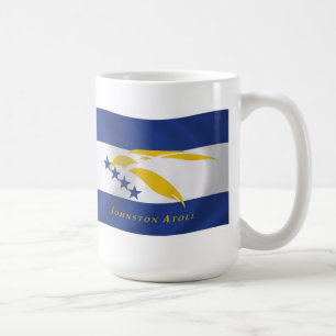 Mug du drapeau de l'atoll Johnston