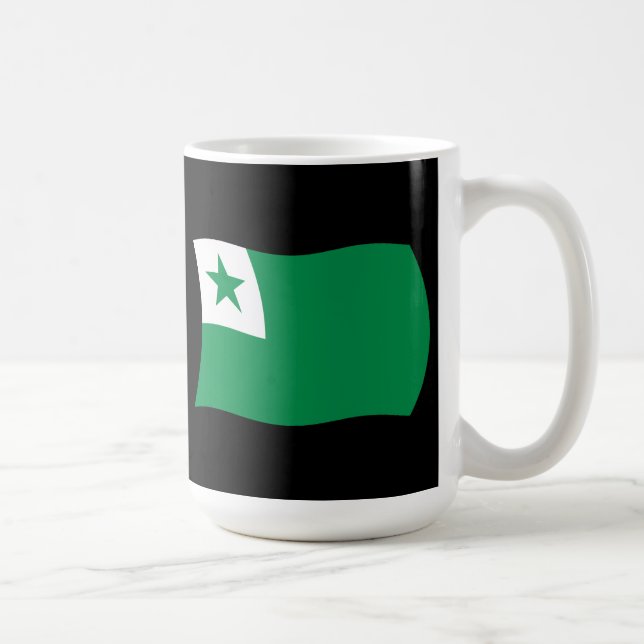 Mug du drapeau de l'espéranto (Droite)