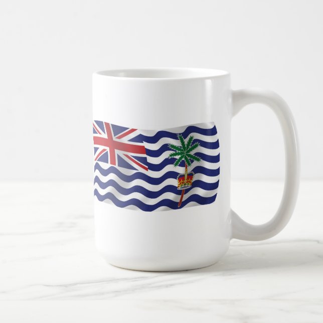 Mug du drapeau de l'océan Indien britannique (Droite)