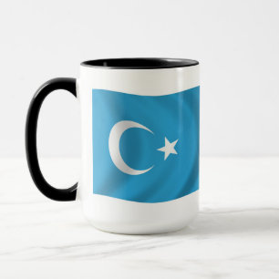 Mug du drapeau de l'Uigur Xinjianj