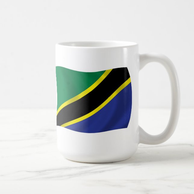 Mug du drapeau de Tanzanie (Droite)