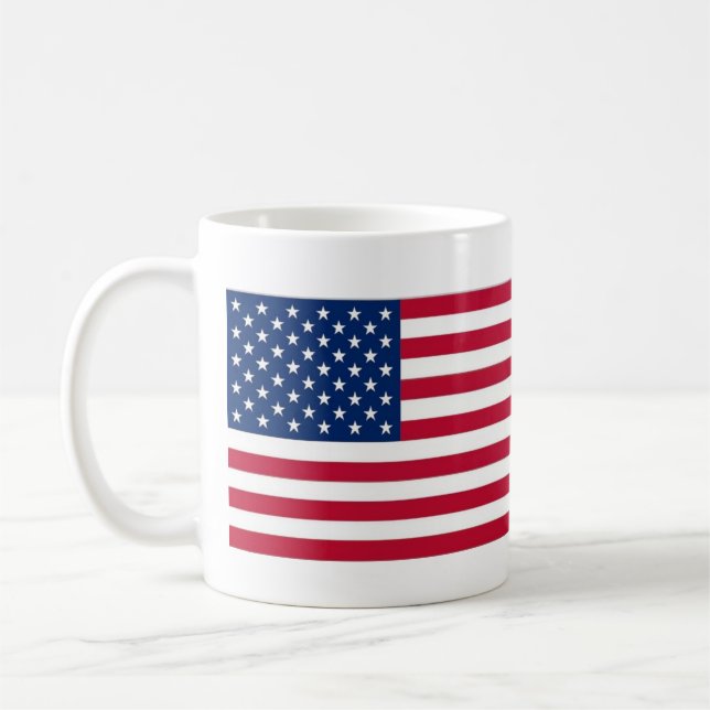 Mug du drapeau des États-Unis (Gauche)