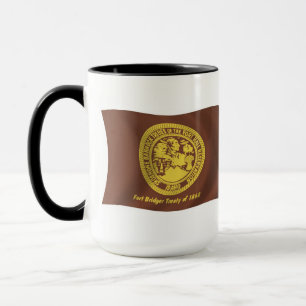 Mug du drapeau des tribus Shoshone Bannock