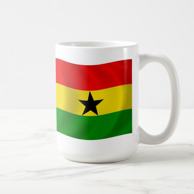 Mug du drapeau du Ghana (Droite)