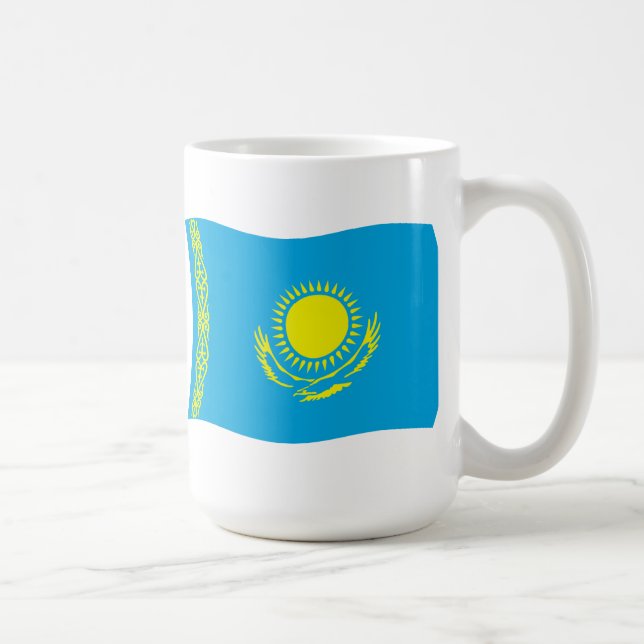 Mug du drapeau du Kazakhstan (Droite)