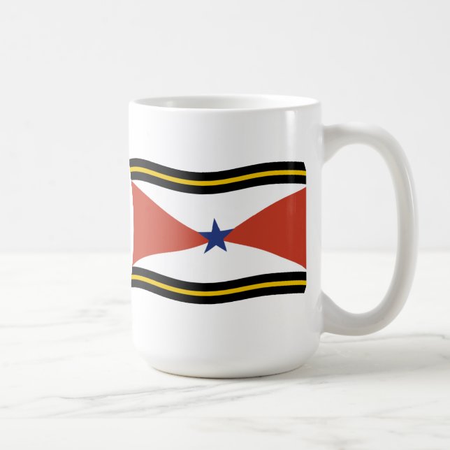 Mug du drapeau du peuple Akha (Droite)