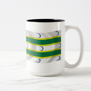Mug du drapeau du Turkménistan