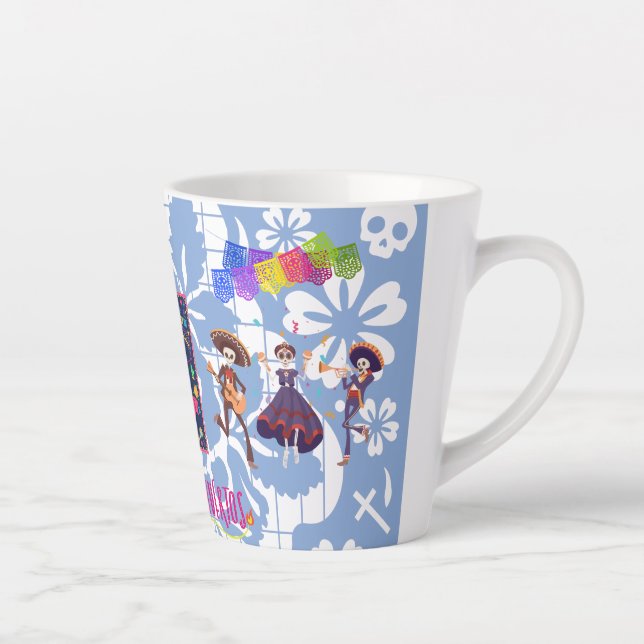 Mug du groupe Dia De Los Muertos (bleu) (Droite)