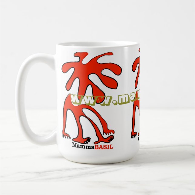 Mug du logo MammaBASIL (Gauche)