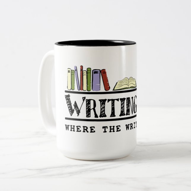 Mug du logo Writing.Com (Devant gauche)