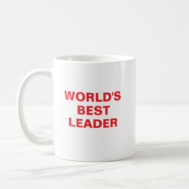Mug du meilleur leader du monde (Gauche)
