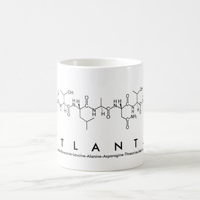 Mug du nom du peptide Atlanta (Centre)