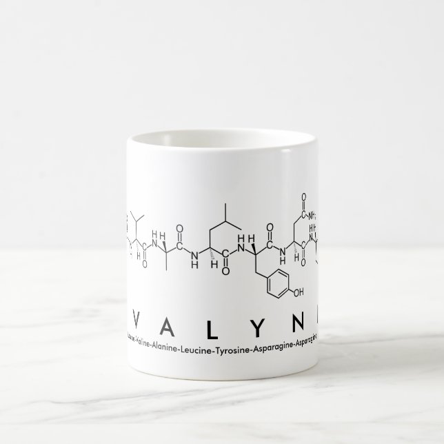 Mug du nom du peptide Avalynn (Centre)