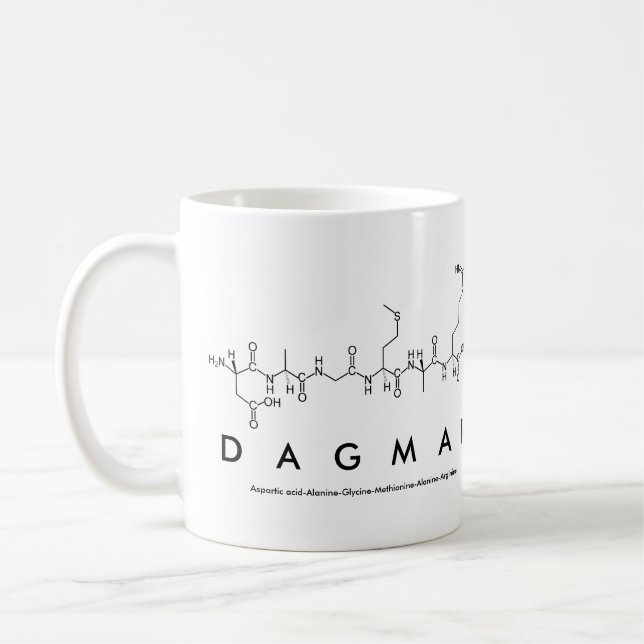 Mug du nom du peptide Dagmar (Gauche)
