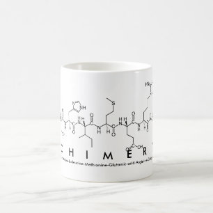 Mug du nom du peptide de chimère
