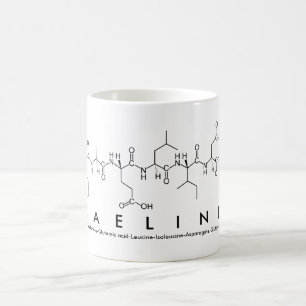 Mug du nom du peptide de ligne
