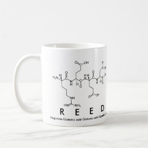 Mug du nom du peptide de roseau