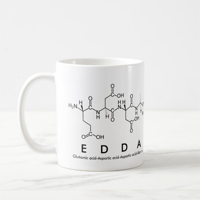 Mug du nom du peptide Edda (Gauche)