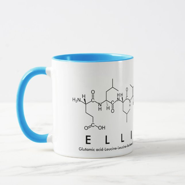 Mug du nom du peptide Ellie-Mae (Gauche)