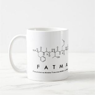 Mug du nom du peptide Fatma