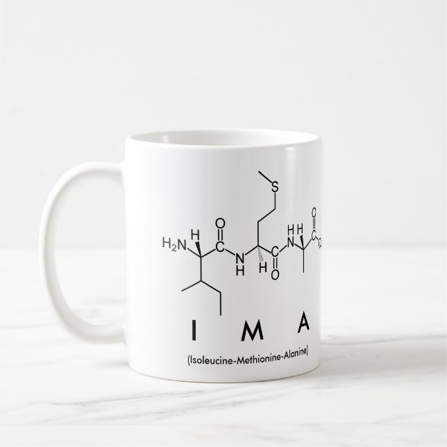 Mug du nom du peptide ima (Gauche)