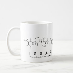 Mug du nom du peptide Issac