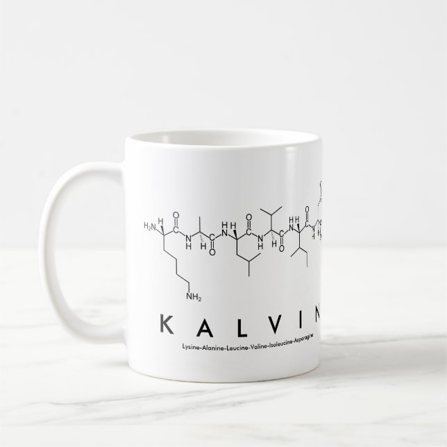 Mug du nom du peptide Kalvin (Gauche)