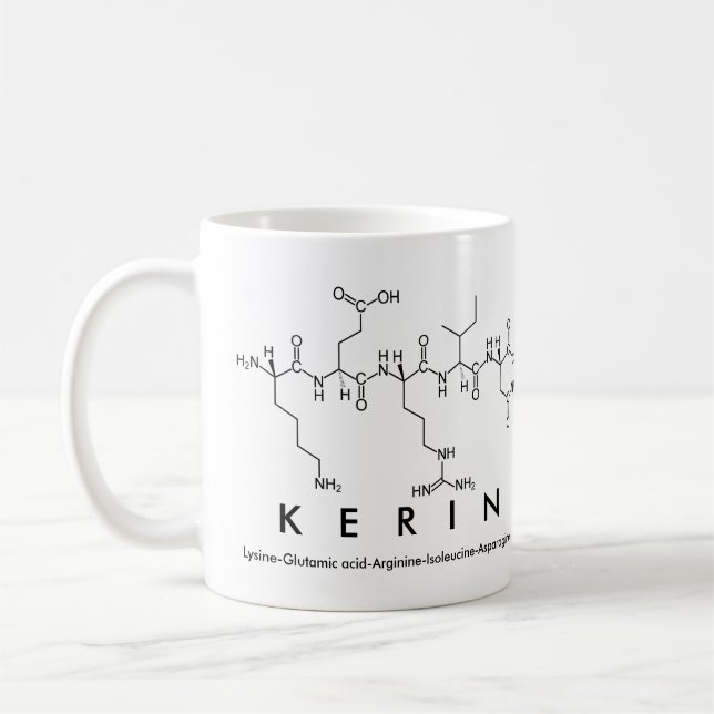 Mug du nom du peptide Kerin (Gauche)