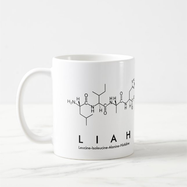 Mug du nom du peptide Liah (Gauche)