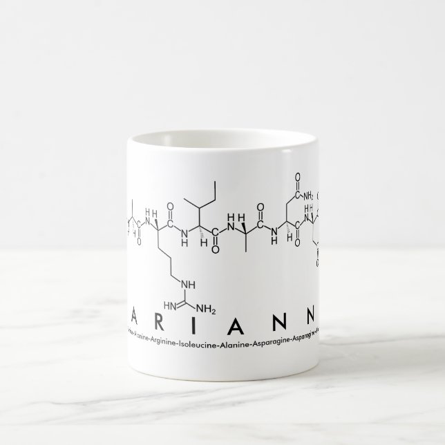 Mug du nom du peptide Marianna (Centre)