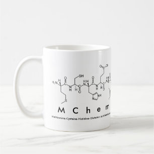 Mug du nom du peptide MChem