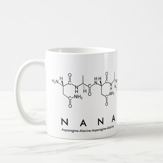Mug du nom du peptide Nana (Gauche)