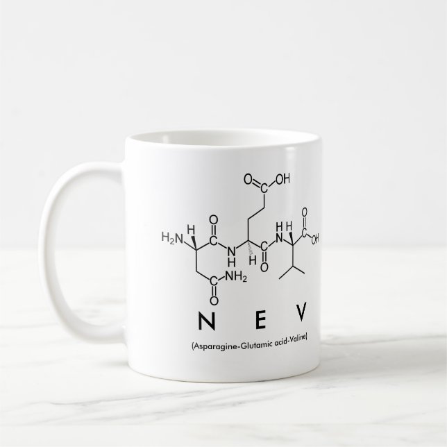 Mug du nom du peptide Nev (Gauche)