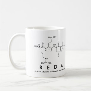 Mug du nom du peptide Reda