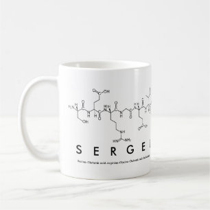 Mug du nom du peptide Sergei