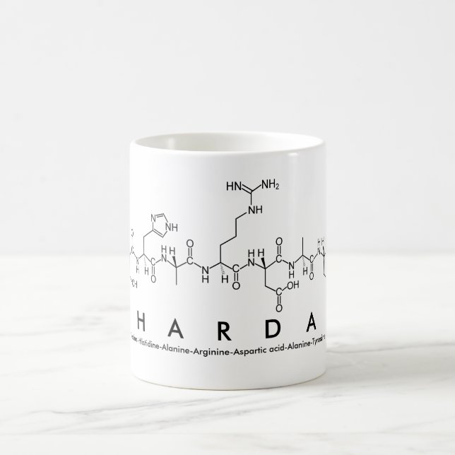 Mug du nom du peptide Sharday (Centre)