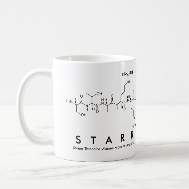 Mug du nom du peptide Starr (Gauche)