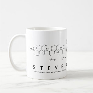 Mug du nom du peptide Steven