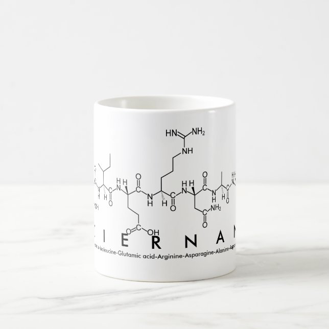 Mug du nom du peptide Tiernan (Centre)