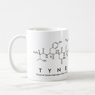 Mug du nom du peptide tyne