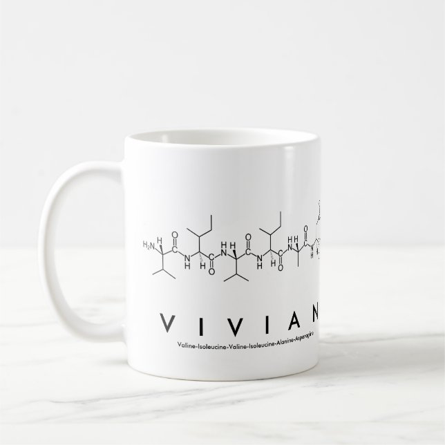 Mug du nom du peptide vivivivier (Gauche)