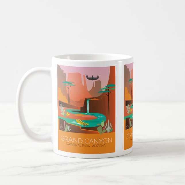 Mug du parc national du Grand Canyon (Gauche)