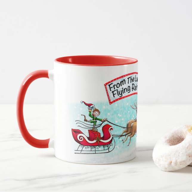 Mug Du Pays Des Rennes Volantes ! (Avec donut)