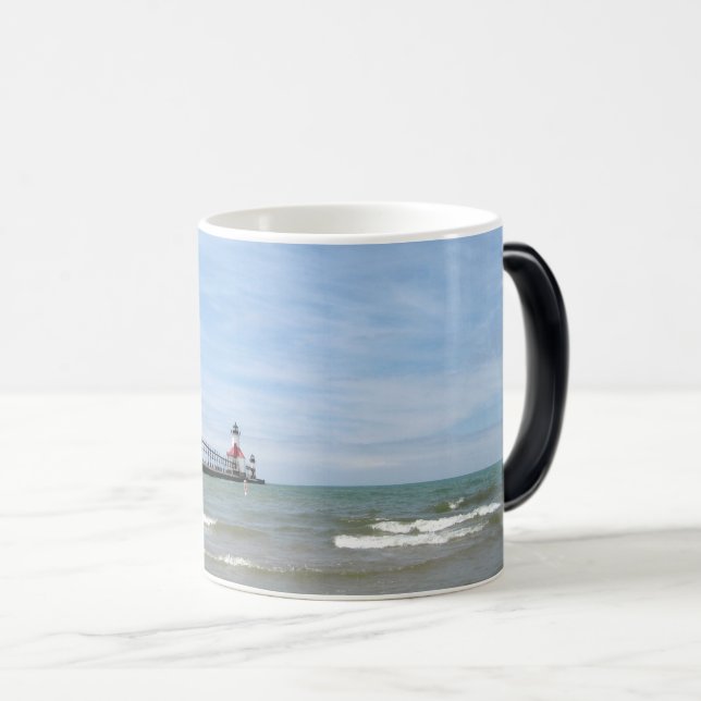 Mug du phare de St. Joseph Michigan (Devant droit)